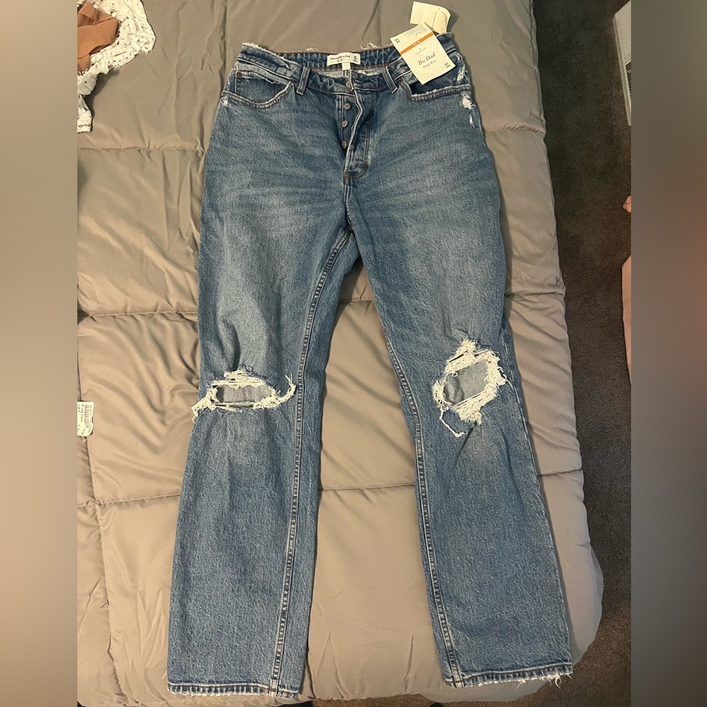 Abercrombie & Fitch High Rise Blue Jeans